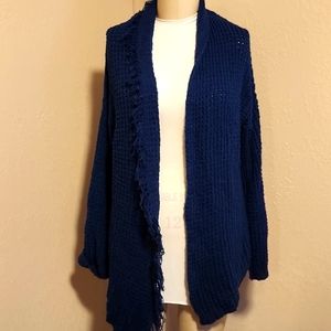 Free Preople Blue Cardi